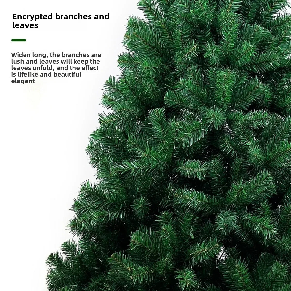 1.2/1.5/1.8/2.1M Christmas Tree Simulation with Metal Holder Base for Home Party Decorations Christmas Ornament Simple Install