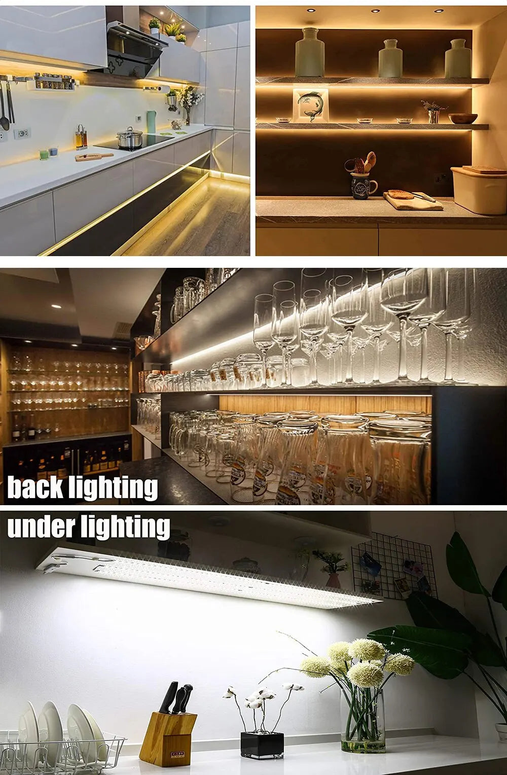 Bande LED USB 5V CC avec variateur intelligent, capteur de gestes, 60 LED/m, rétroéclairage, lampe TV, décoration de chambre