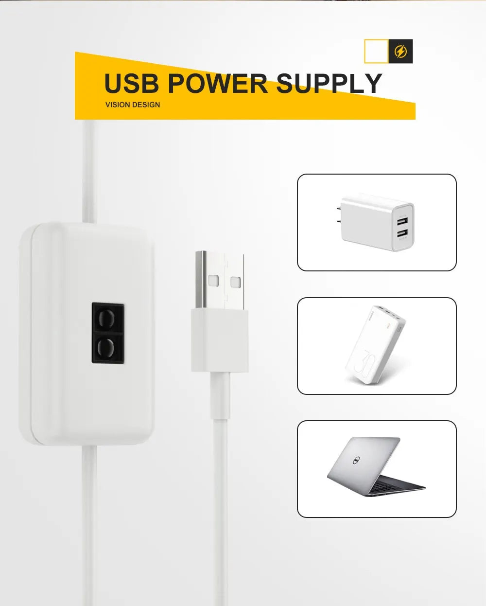 Bande LED USB 5V CC avec variateur intelligent, capteur de gestes, 60 LED/m, rétroéclairage, lampe TV, décoration de chambre