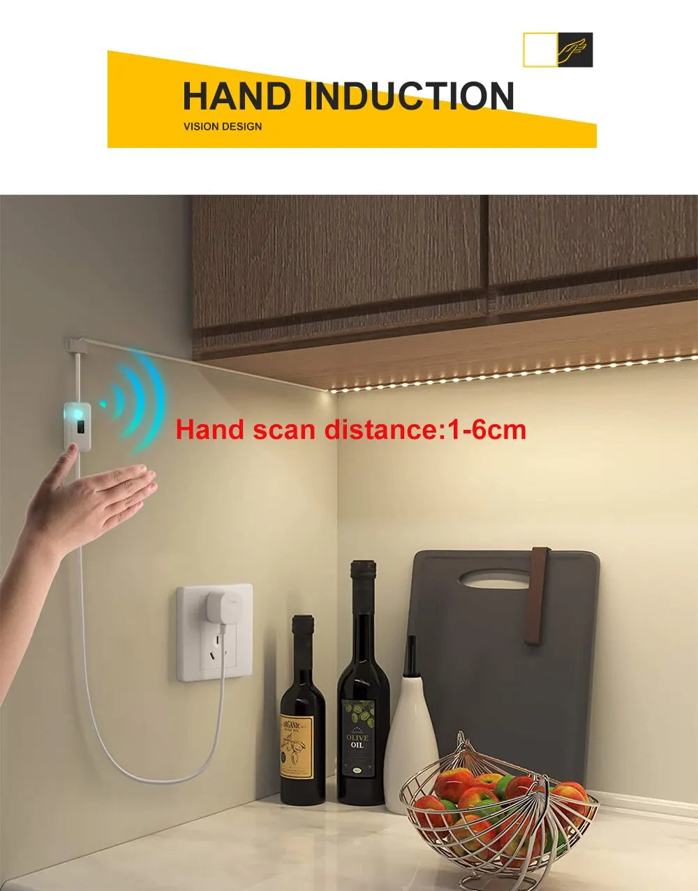 Bande LED USB 5V CC avec variateur intelligent, capteur de gestes, 60 LED/m, rétroéclairage, lampe TV, décoration de chambre