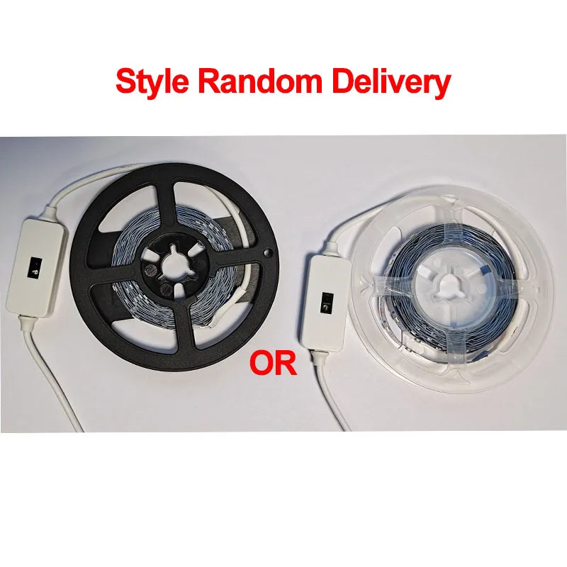 Bande LED USB 5V CC avec variateur intelligent, capteur de gestes, 60 LED/m, rétroéclairage, lampe TV, décoration de chambre